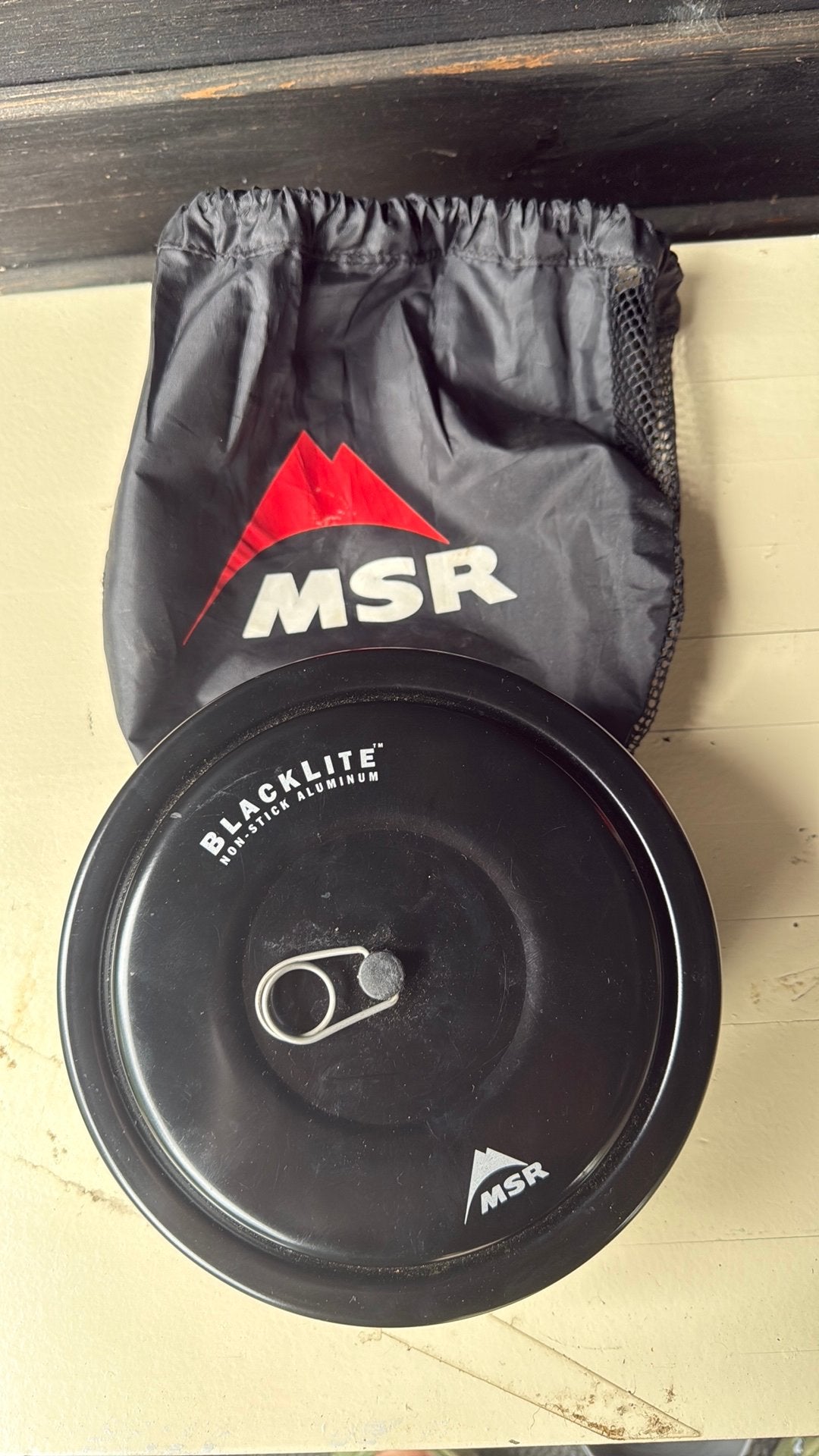 MSR cookset en Primus fuel fles, Caravans en Kamperen, Kampeeraccessoires, Ophalen of Verzenden, Zo goed als nieuw