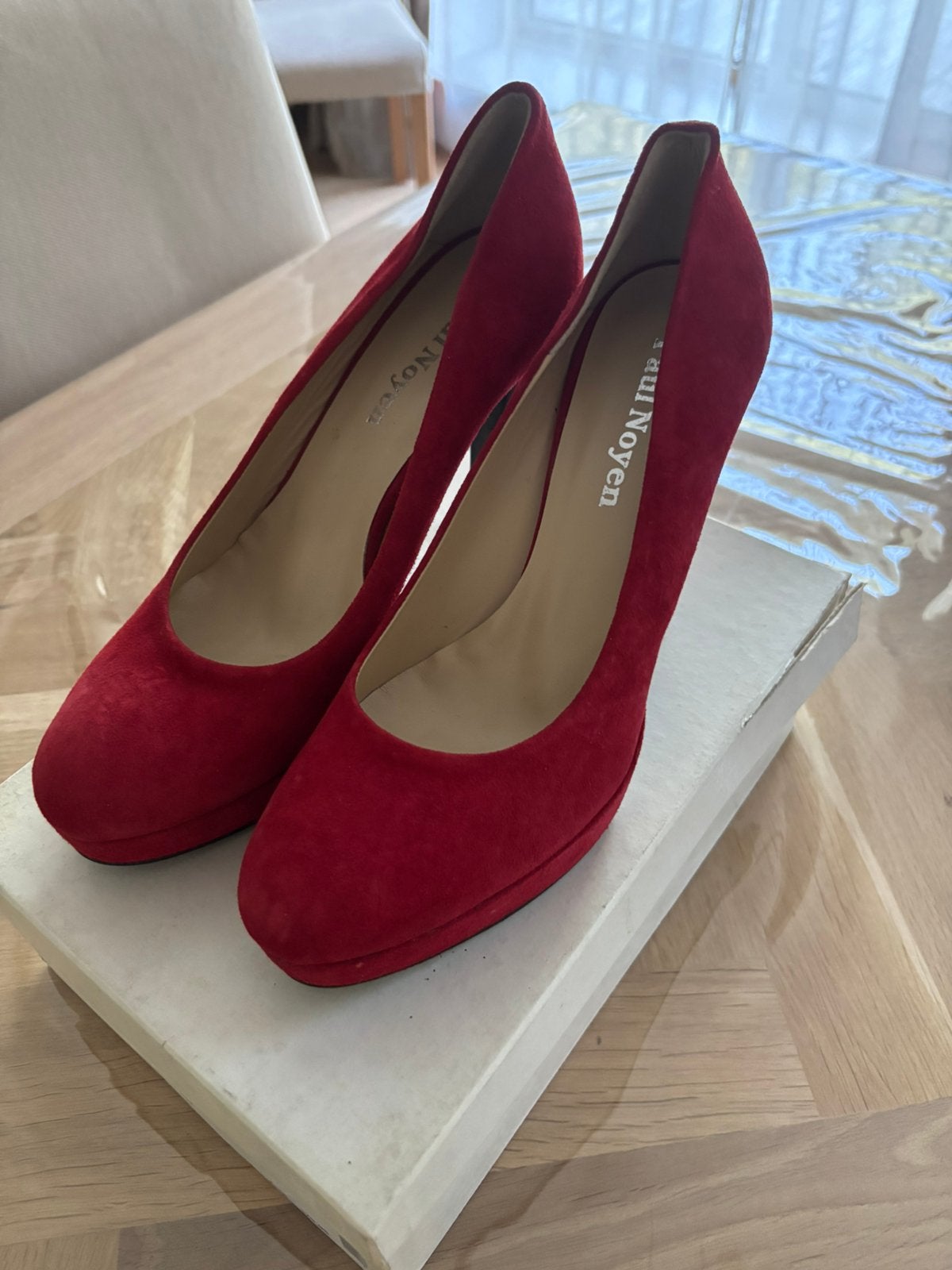 Paul Noyen red high heels 40, Kleding | Dames, Schoenen, Ophalen, Nieuw, Rood