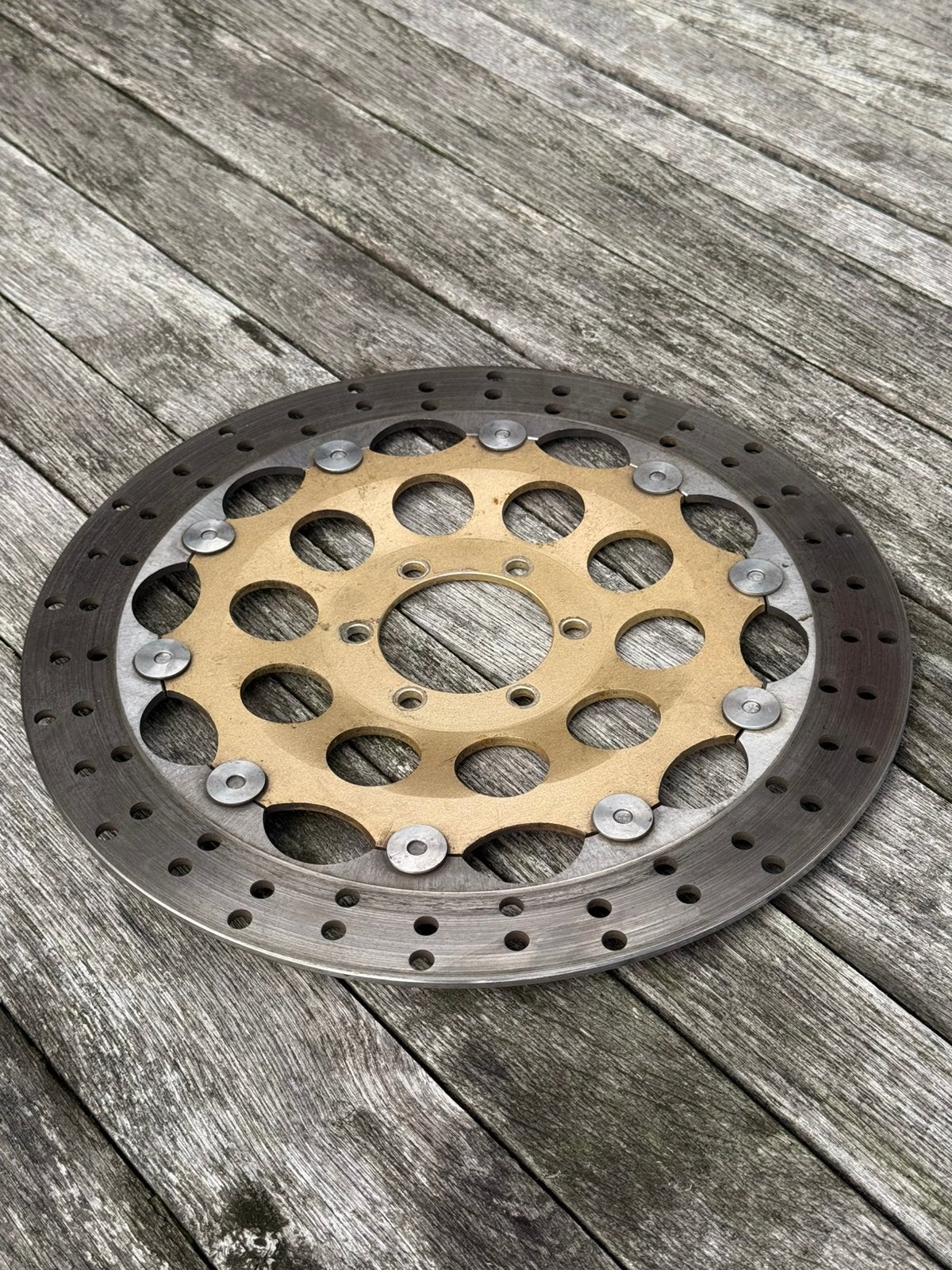 320mm brembo remschijf Ducati, Motoren, Ophalen of Verzenden, Gebruikt