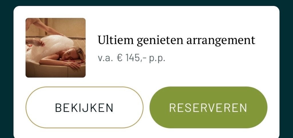 Thermen Soesterberg - Ultiem genieten arrangement, Eén persoon, Cadeaubon, Arrangement, Spa of Sauna