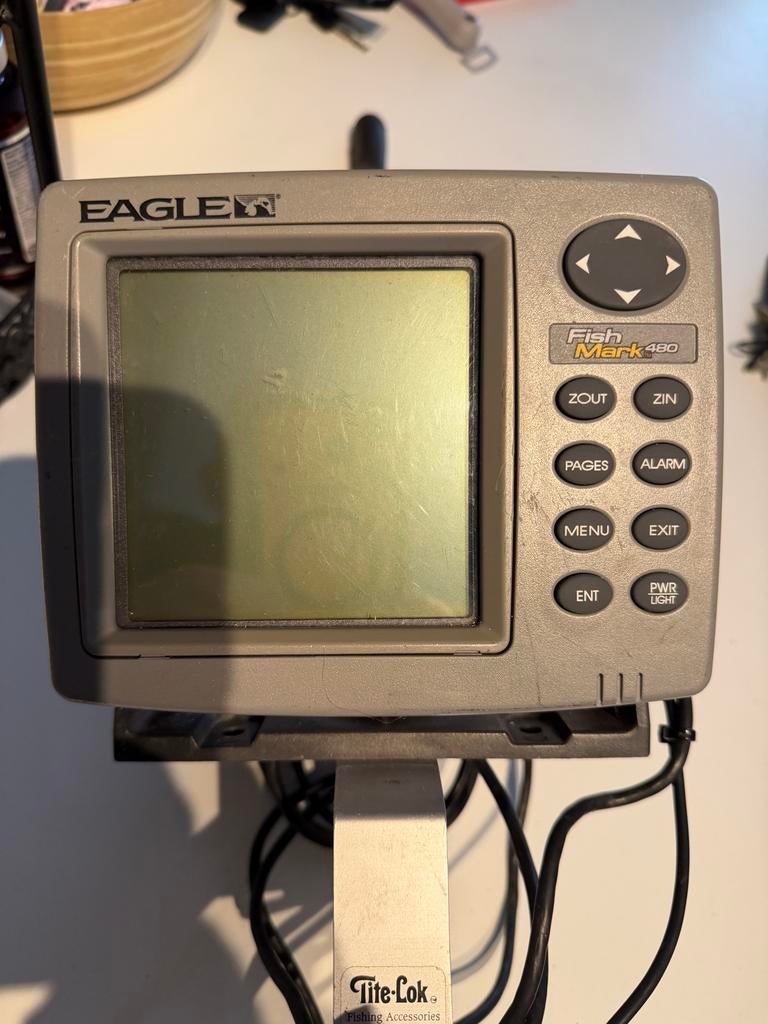 Eagle Fish Mark 480 dieptemeter met transducer, Watersport en Boten, Ophalen of Verzenden, Gebruikt, Overige typen
