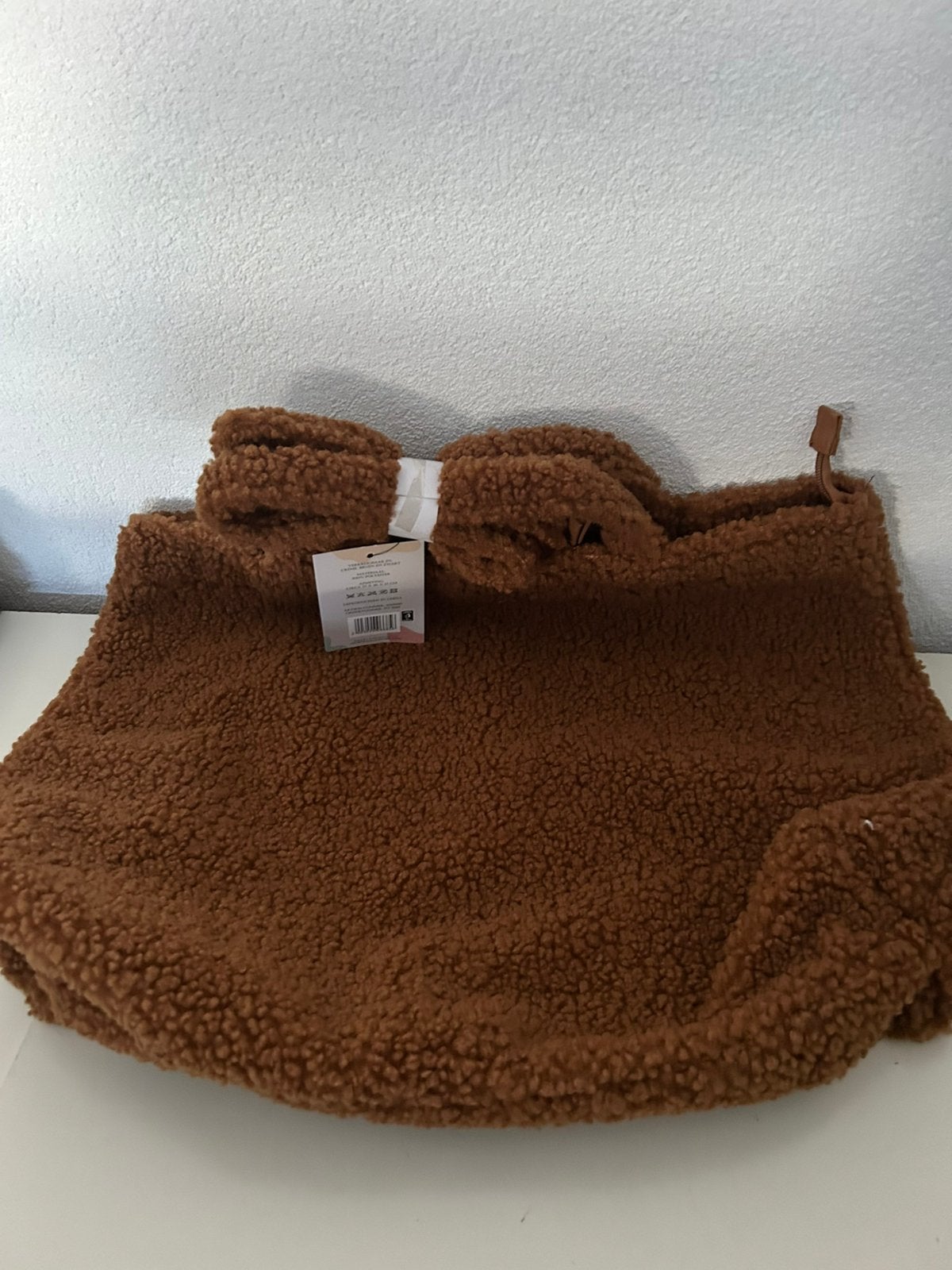 Teddy tas, Sieraden, Tassen en Uiterlijk, Tassen | Damestassen, Ophalen, Zo goed als nieuw, Bruin, Handtas