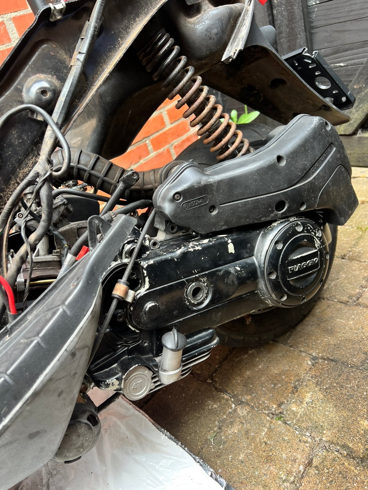 2x Zip 4t 50cc 2v Motorblokken Compleet + veel onderdelen, Ophalen of Verzenden, Zo goed als nieuw, Blok