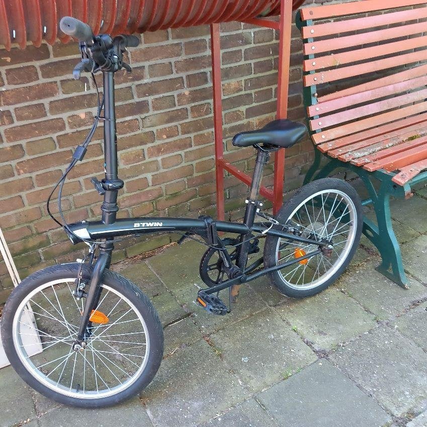 vouwfiets, B'twin, Ophalen, Gebruikt, 20 inch of meer
