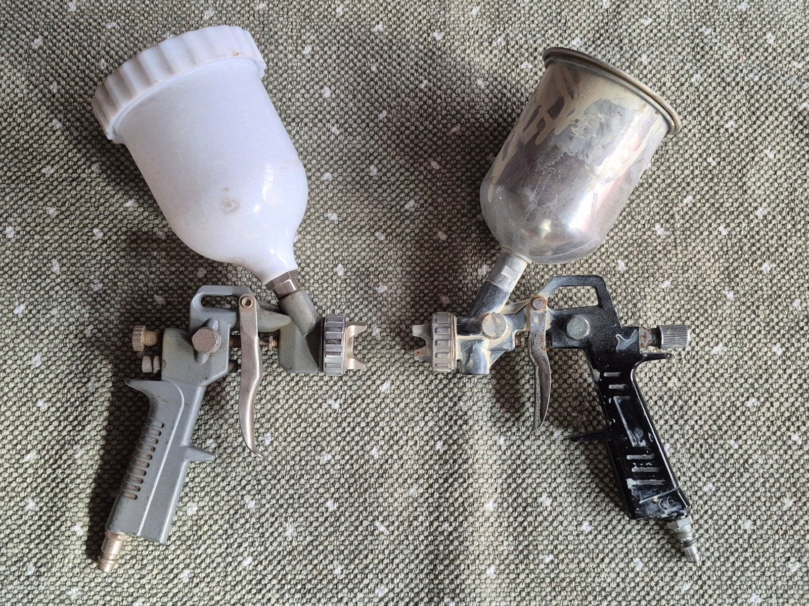 verfspuitpistolen verfspuitpistool, Ophalen of Verzenden, Gebruikt