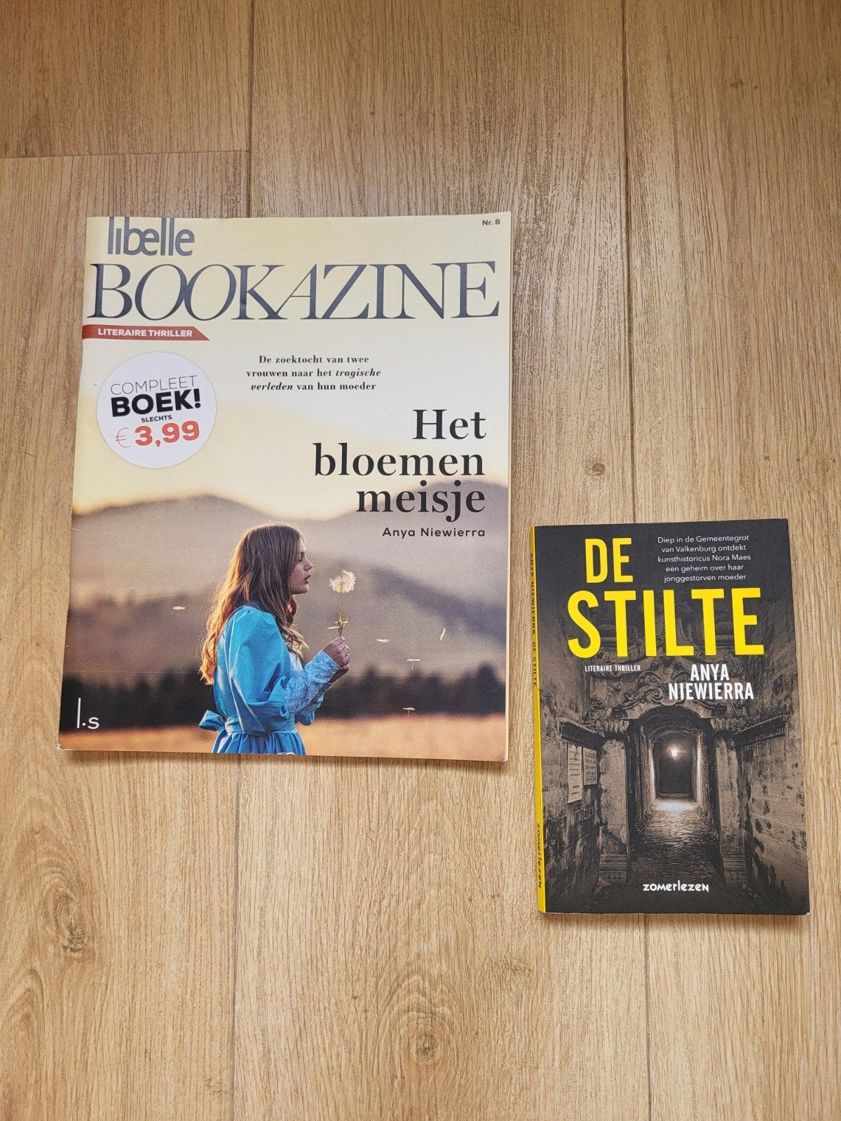 Anya Niewierra De stilte en Het bloemenmeisje samen 5 euro., Ophalen of Verzenden, Gelezen, Anya Niewierra