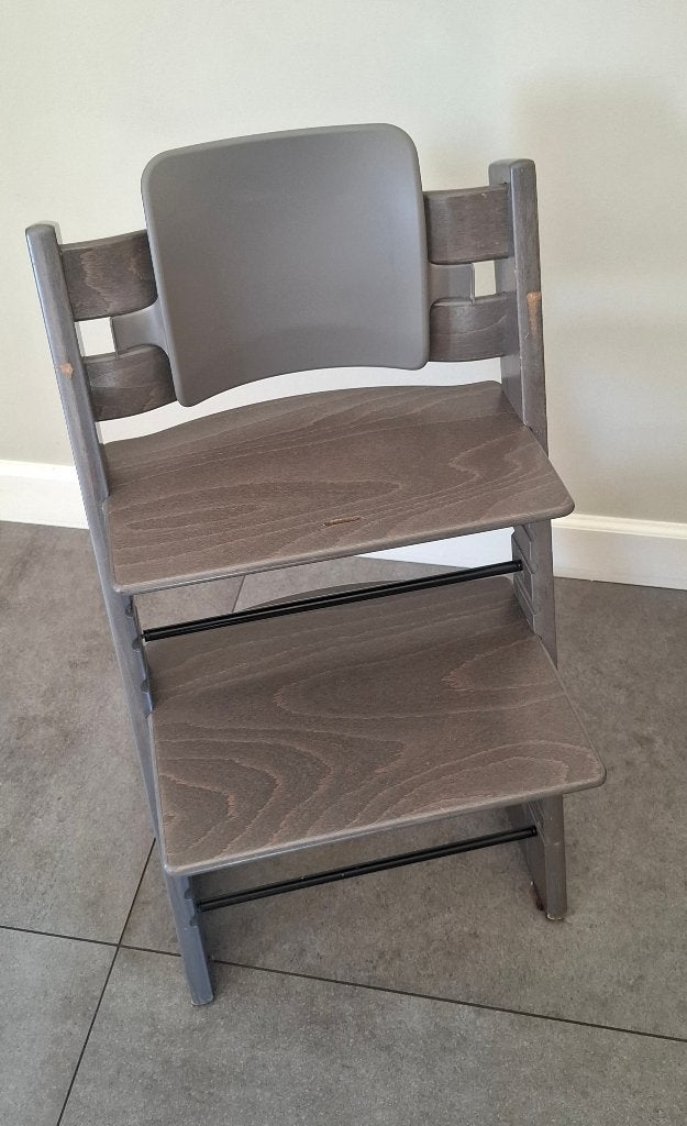 Vind stokke tripp trapp hazy grey in Kinderstoelen op Marktplaats