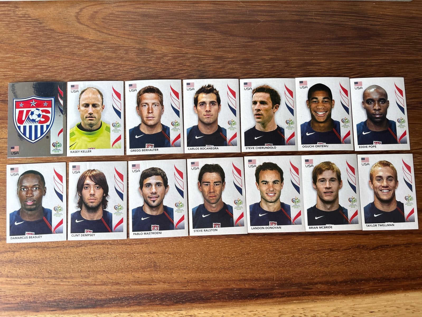 Panini WK 2006 USA Voetbalplaatjes - 15 stuks, Verzamelen, Ophalen of Verzenden, Zo goed als nieuw, Sport