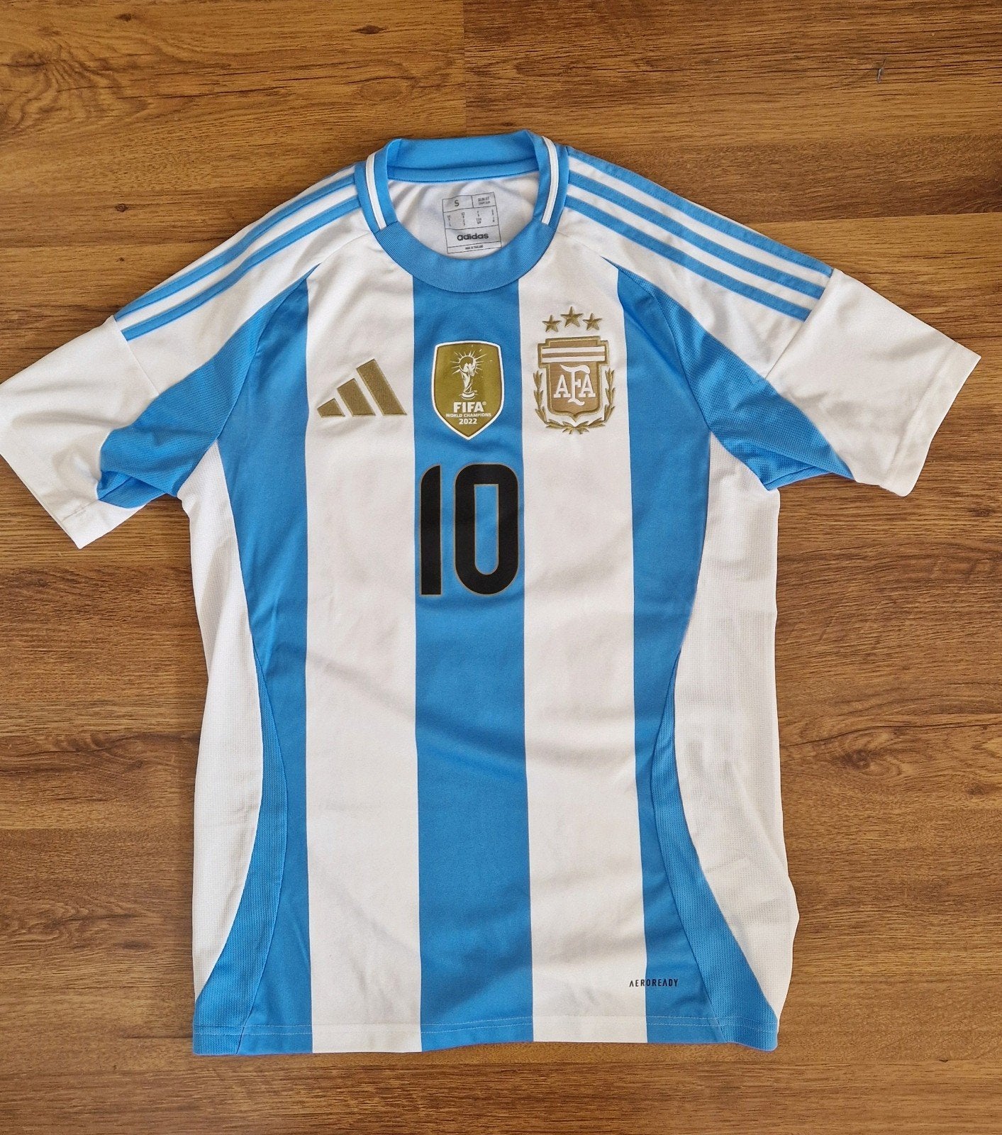 Argentinië WK  Thuisshirt Messi #10 - Maat S, Blauw, Nieuw, Ophalen of Verzenden, Adidas