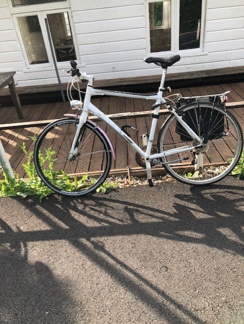 witte TREK herenfiets, Gebruikt, Versnellingen, 65 cm of meer, Ophalen