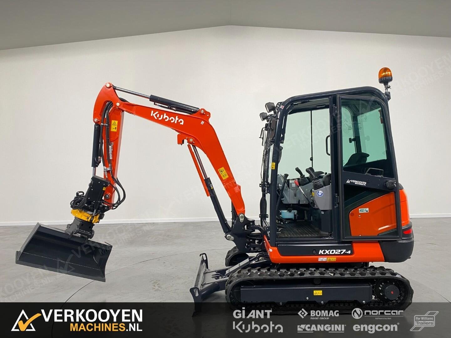 2026 Kubota KX027-4 Hi Spec + Engcon EC204-CW05 ADV1047, Graafmachine