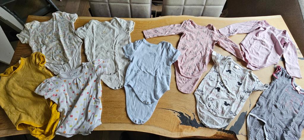 Rompers maat 86/92 en 92, korte en lange mouw, Ophalen of Verzenden
