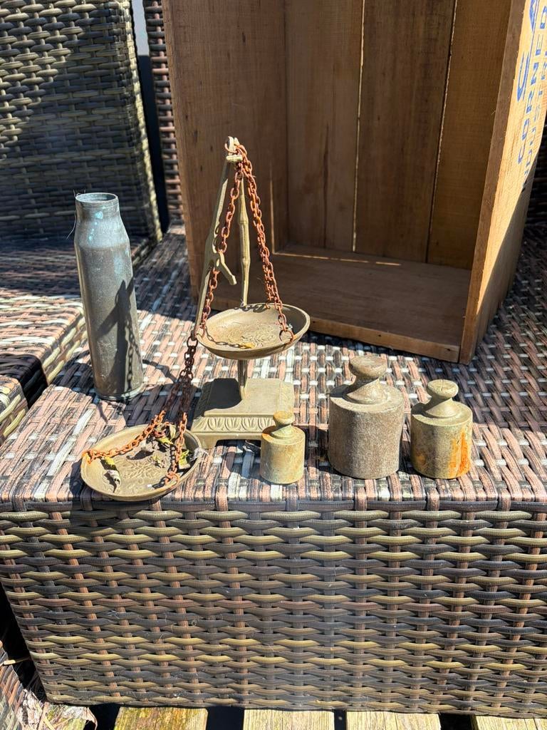 Koper en nikkel, Antiek en Kunst, Antiek | Tin, Ophalen of Verzenden