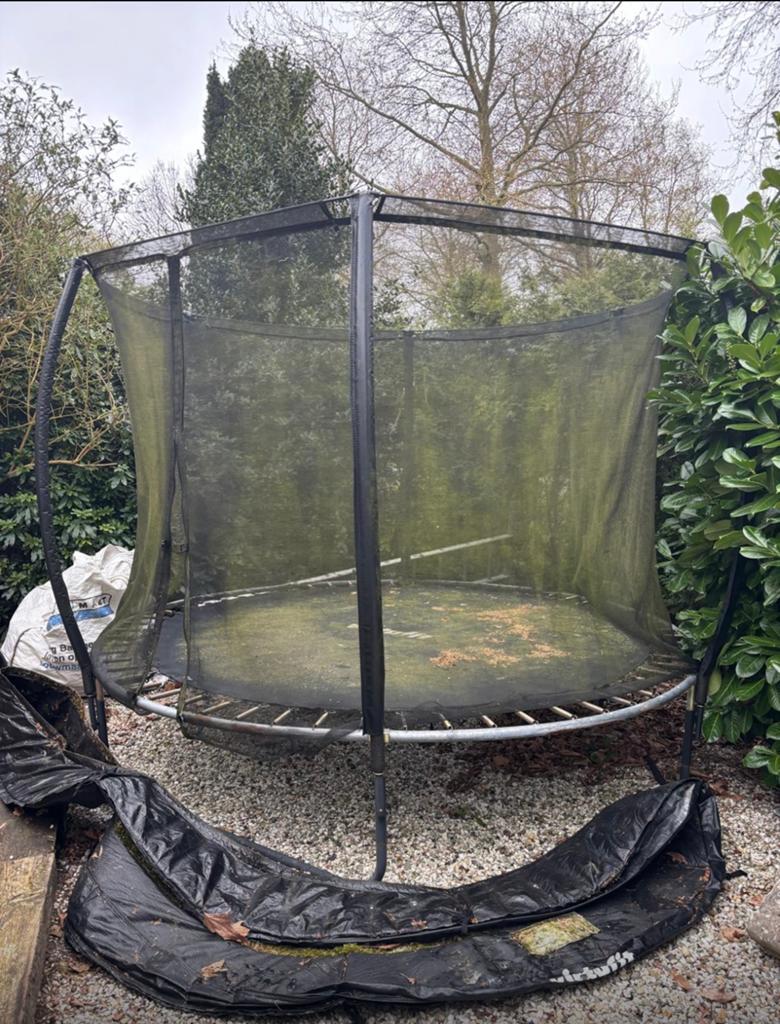 Trampoline nauwelijks gebruikt, Ophalen, Zo goed als nieuw