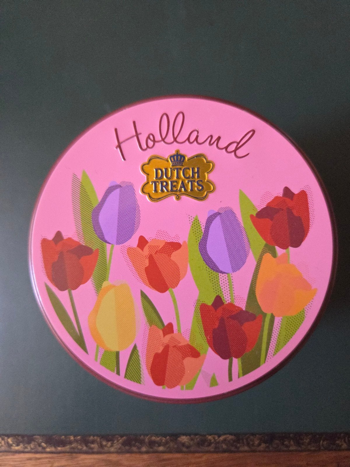Holland Dutch Treats blik met tulpen, Verzamelen, Ophalen of Verzenden, Gebruikt, Overige