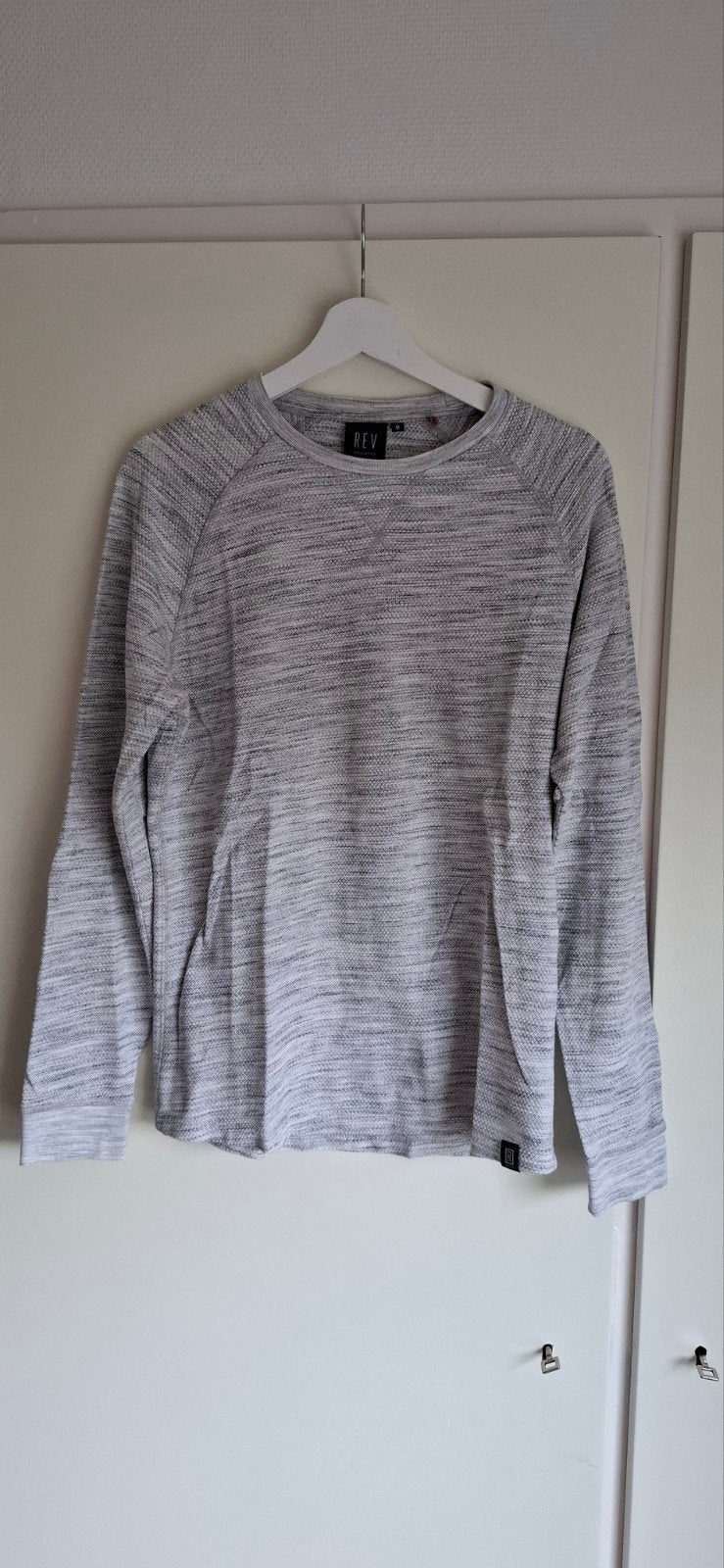 REV Revelation Heren Sweater Maat M Grijs, Maat 48/50 (M), Ophalen of Verzenden, Zo goed als nieuw, Grijs