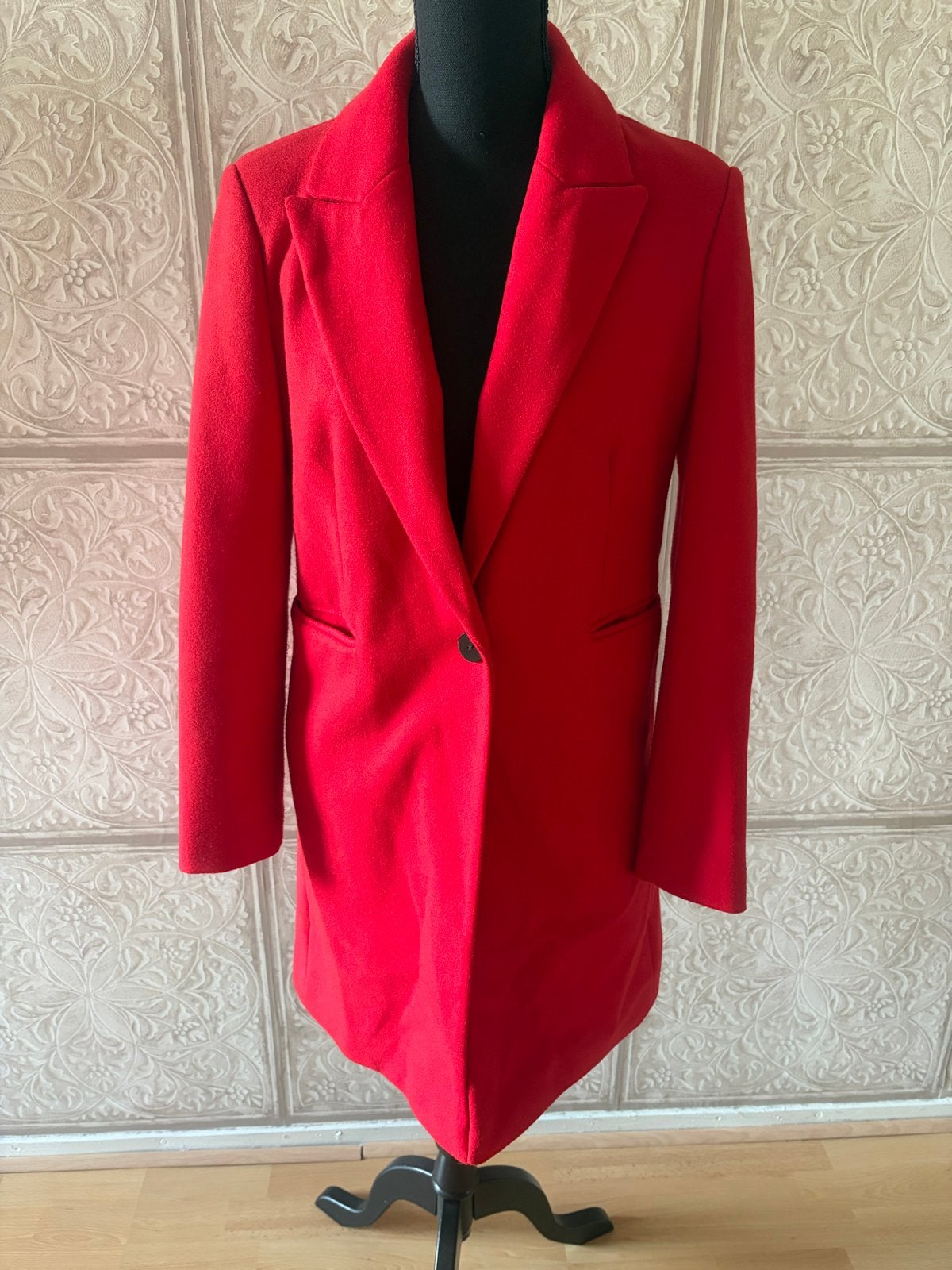 Primark rode jas - Maat 38 (M), Kleding | Dames, Ophalen of Verzenden, Zo goed als nieuw, Maat 38/40 (M), Rood