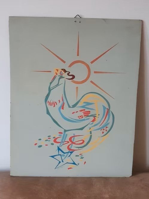 schilderij modern Naar Picasso Haan J. Nooijen 1961, Antiek en Kunst, Ophalen