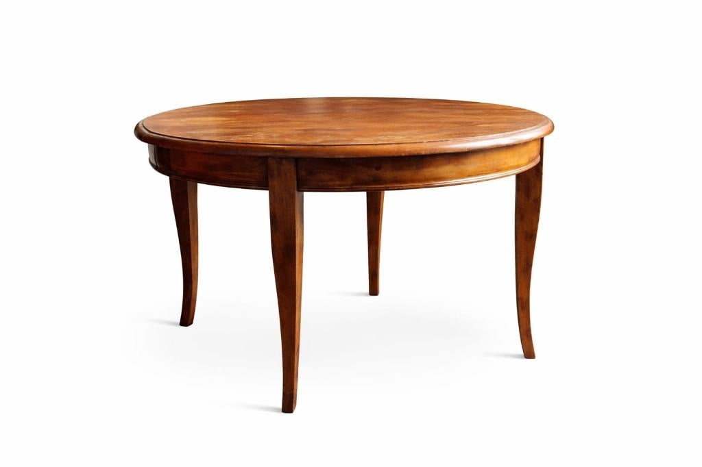Tafel, Huis en Inrichting, Tafels | Eettafels, Ophalen, Gebruikt, 100 tot 150 cm, Rond