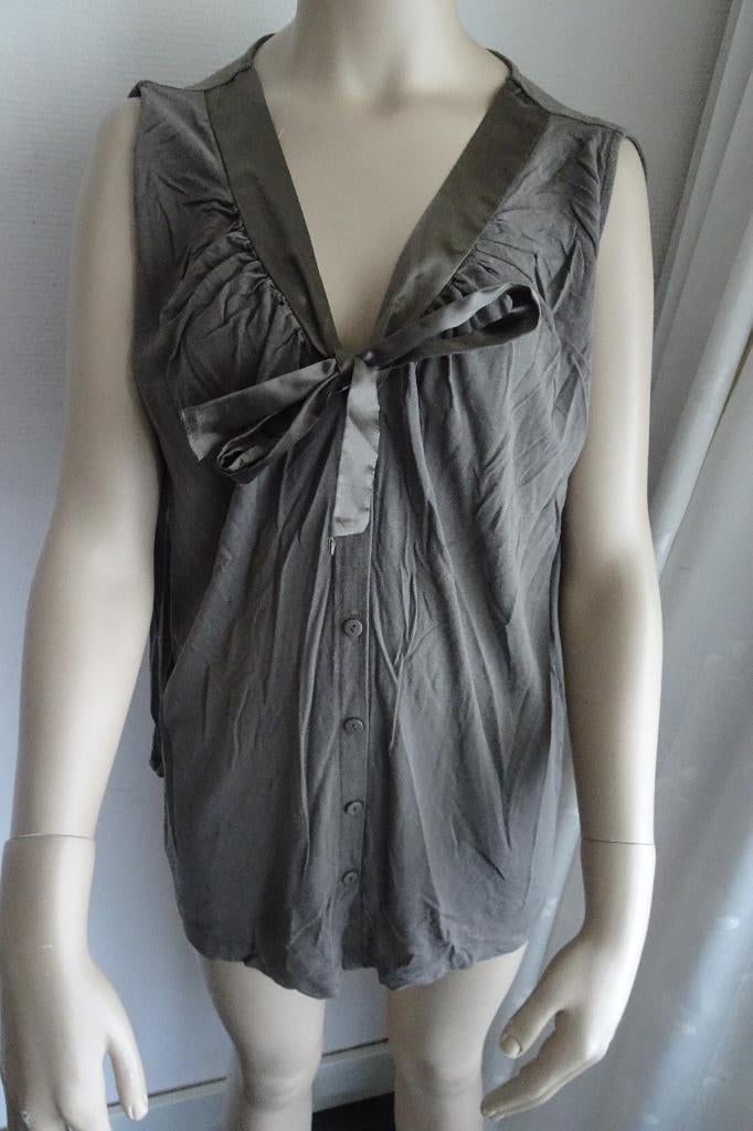 groene mouwloze top maat 48 van Dyanne, Ophalen, Maat 46/48 (XL) of groter, Dyanne, Zonder mouw