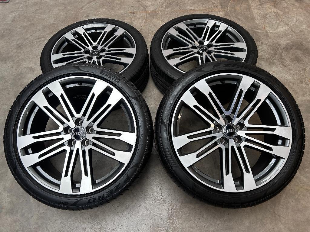 21 inch originele Audi sport velgen + zomerbanden Q5 SQ5, Auto-onderdelen, Banden en Velgen, Banden en Velgen, Zomerbanden, 21 inch