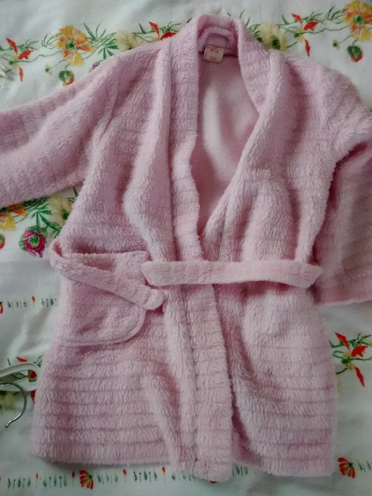 badjas rose maat 92, Ophalen of Verzenden, Zo goed als nieuw, Meisje, Nacht- of Onderkleding