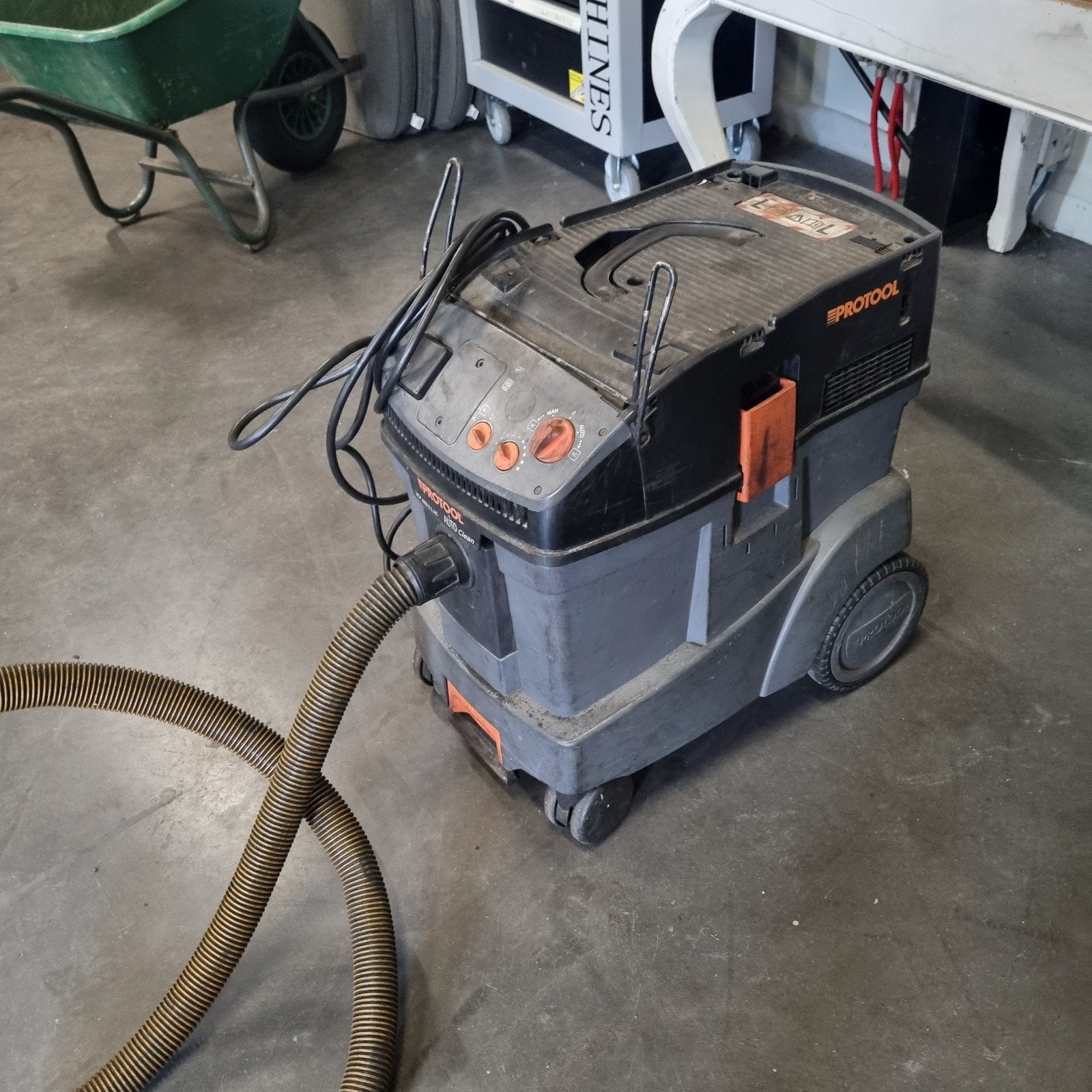 PROTOOL VCP480 E-L Stofzuiger - Krachtige Industriële Zuiger, Ophalen of Verzenden, Gebruikt, Waterstofzuiger