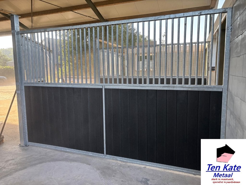 Tussenwand paardenbox - half spijl - PROFI, Weidegang, 4 paarden of pony's of meer