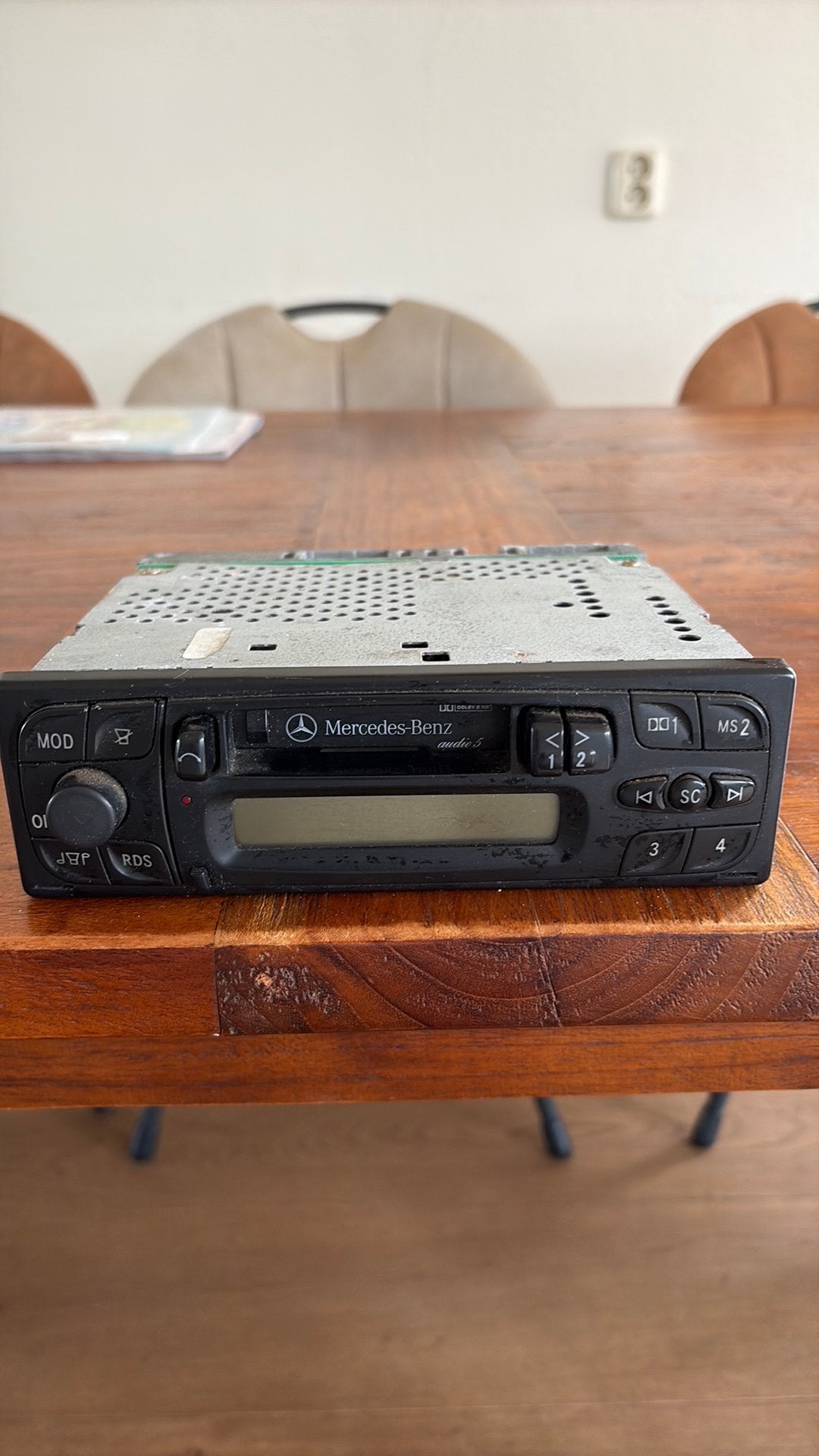 Klassieke Mercedes autoradio, Auto diversen, Autoradio's, Ophalen of Verzenden, Gebruikt