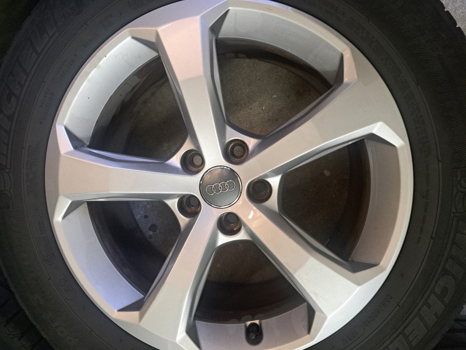 Audi Q5 Velgen met Michelin Latitude Sport 3 Banden, Auto-onderdelen, Banden en Velgen, 18 inch, Gebruikt, Banden en Velgen, Ophalen of Verzenden