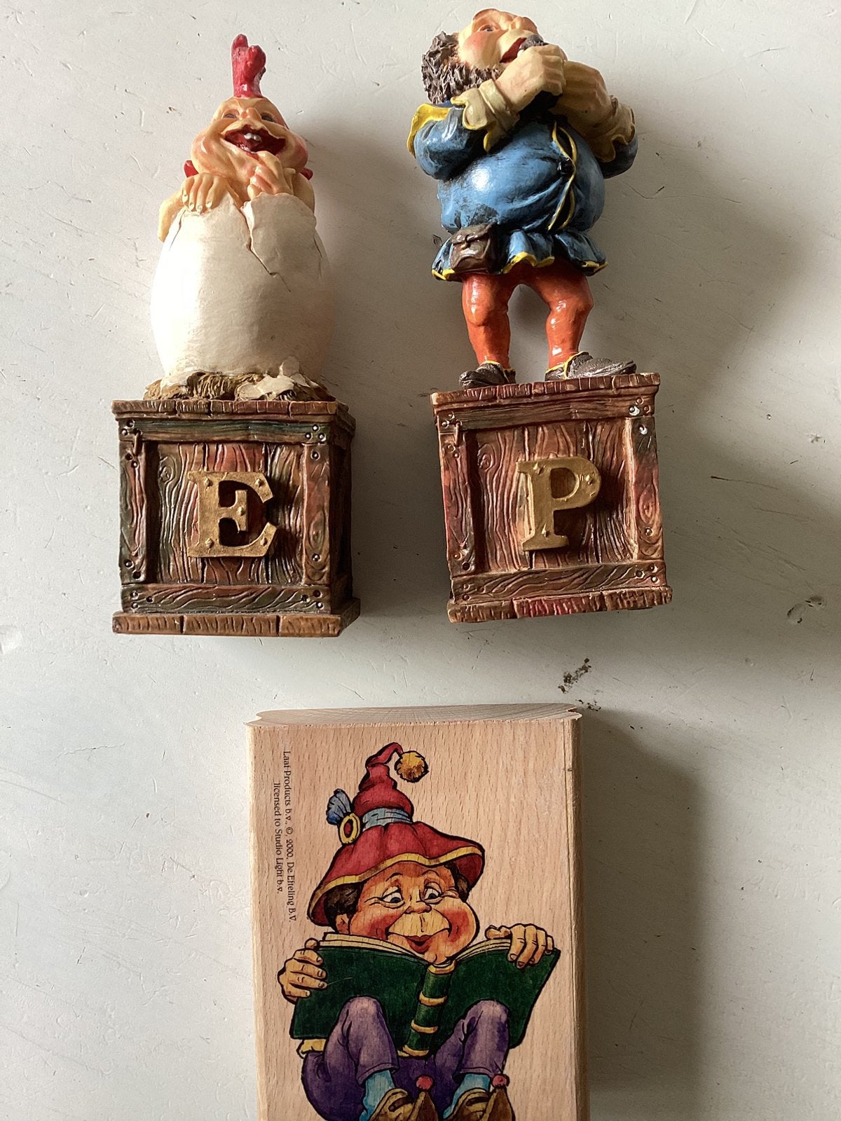 Efteling items Laaf beeldjes en Laaf stempel, Verzenden, Zo goed als nieuw, Beeldje of Poppetje
