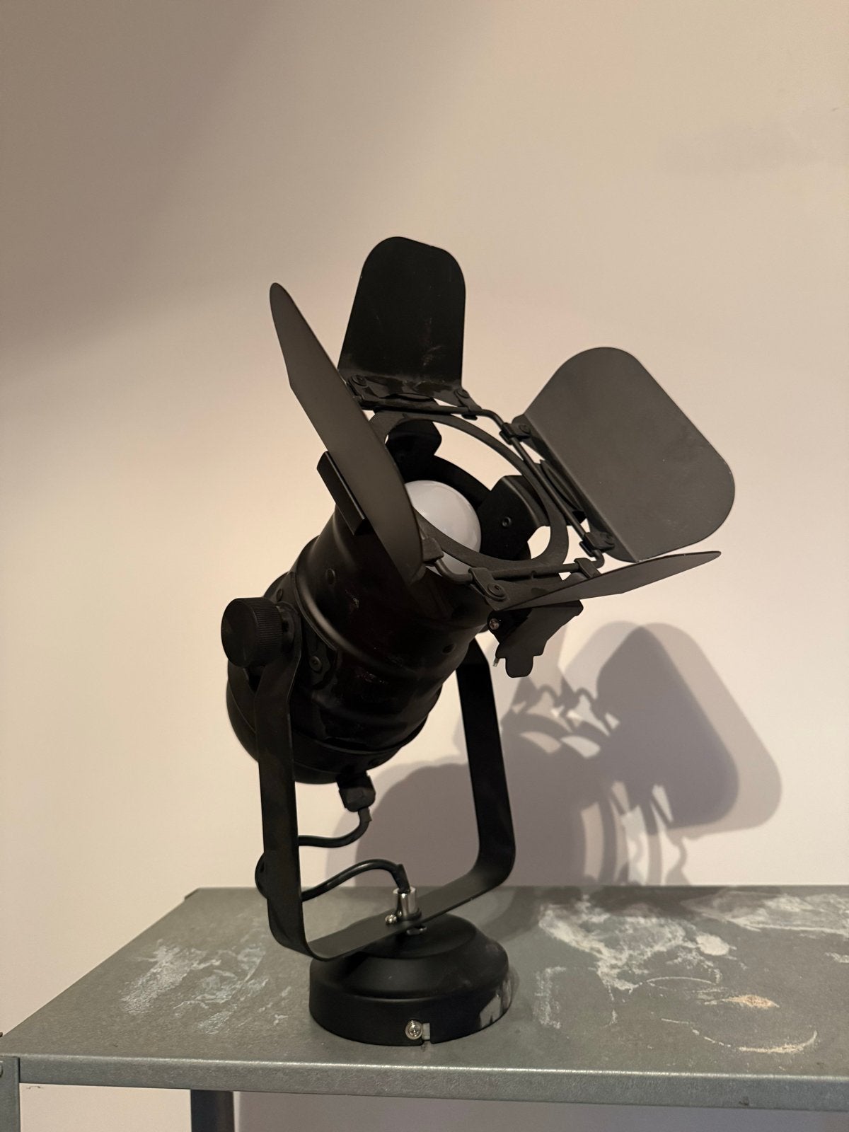 Studio spot plafond of muur, Metaal, Overige merken, Gebruikt, Zwart