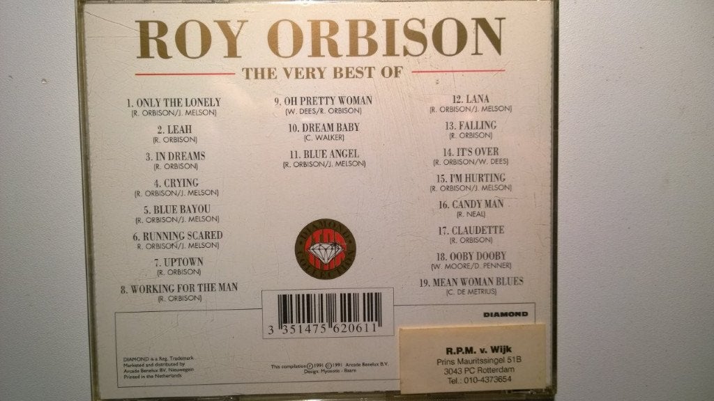 Roy Orbison - The Very Best Of, Ophalen of Verzenden, Zo goed als nieuw, Pop, Album