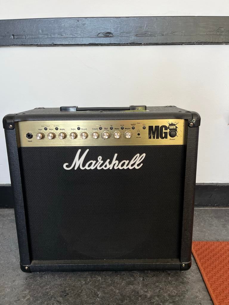 Marshall MG50FX gitaarversterker, Muziek en Instrumenten, Versterkers | Bas en Gitaar, Ophalen, Gebruikt, Gitaar, 50 tot 100 watt