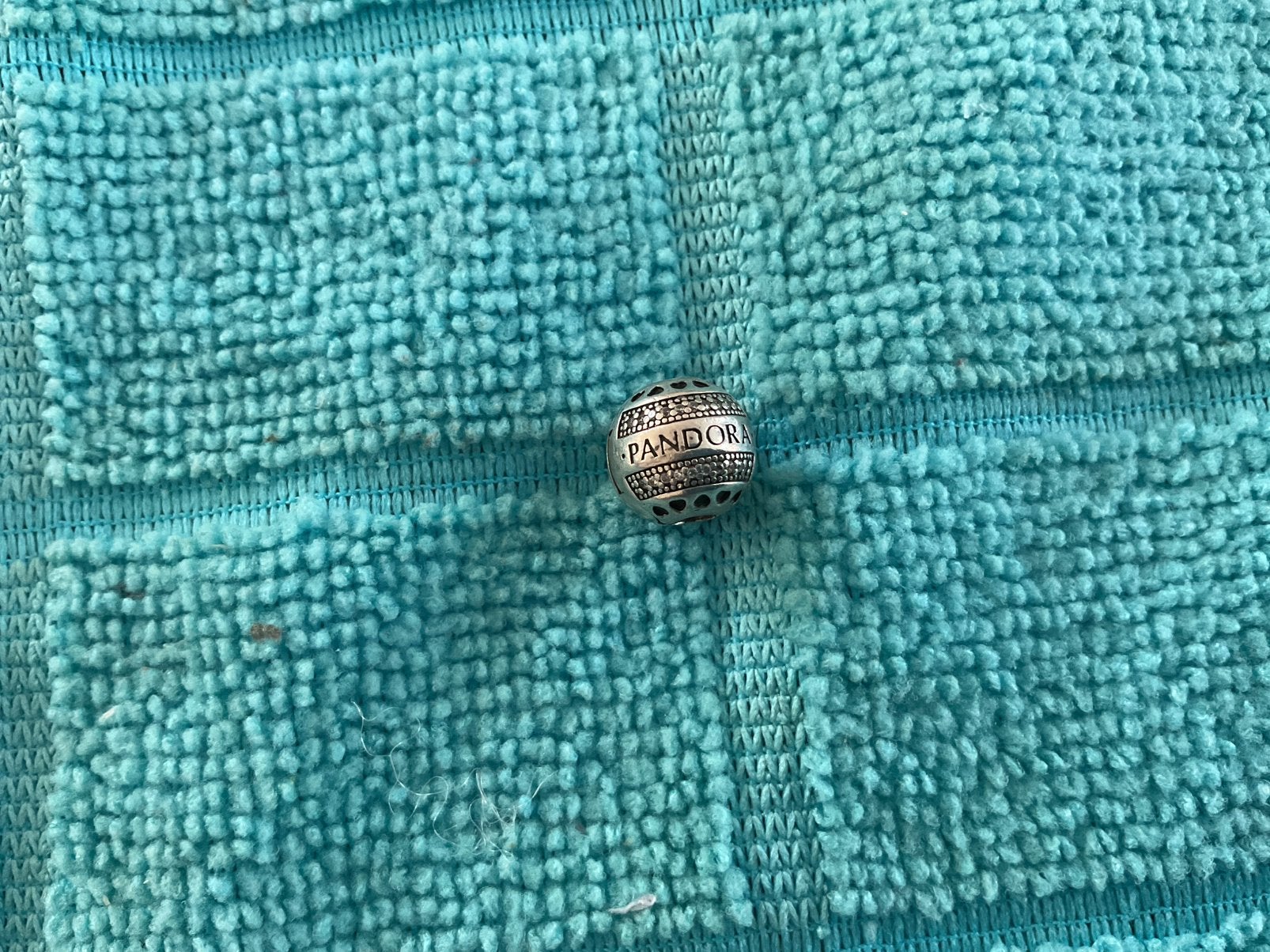 Pandora Clip/stopper, Verzenden, Zo goed als nieuw, Zilver, Pandora