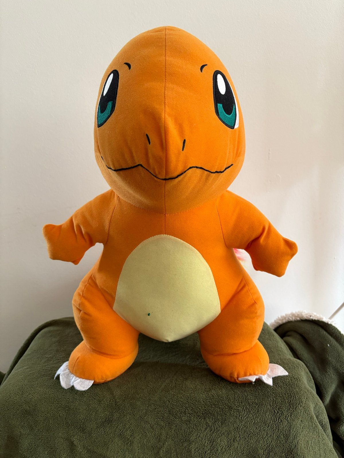 Grote Charmander knuffel - Pokémon, Oranje, Overige typen, Ophalen of Verzenden, Zo goed als nieuw