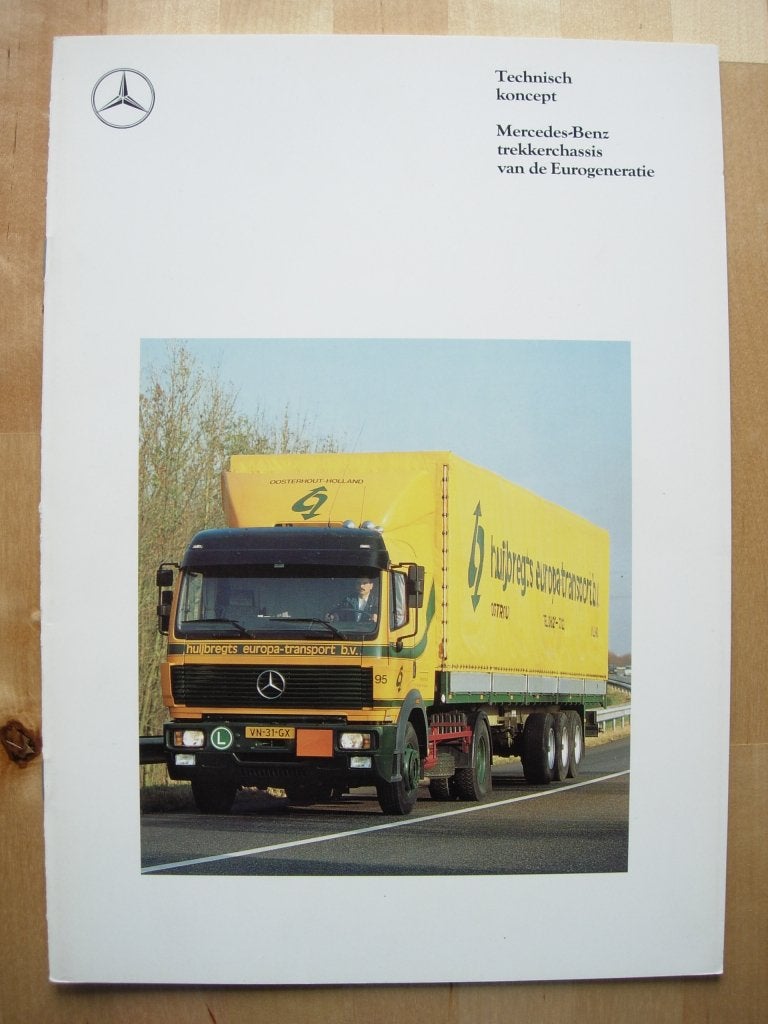 Mercedes Zware Trekker Brochure 1991 - 1927 t/m 3550, Zo goed als nieuw, Mercedes-Benz, Mercedes, Ophalen of Verzenden