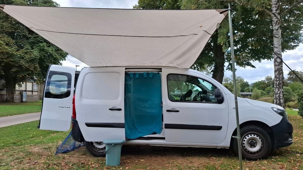 Mini Camper Tiny camper - Citan 1.5CDI 55kw 2018 wit, Tot en met 2, Mercedes-Benz, Watertank (Schoon), Tot 4 meter
