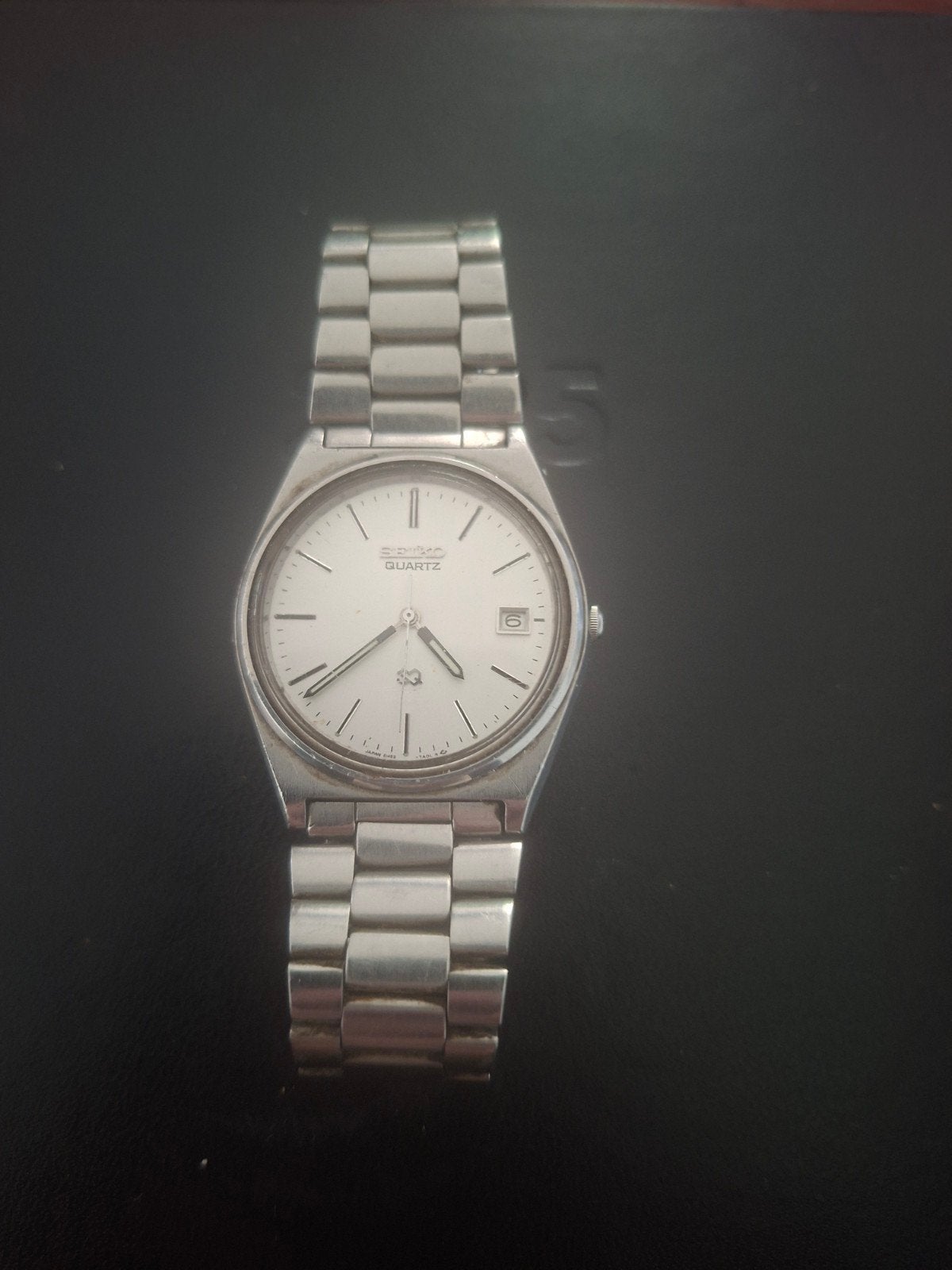 Seiko Quartz Polshorloge - SQ-Klassiek en Tijdloos Design, Gebruikt, Staal, Polshorloge, Ophalen of Verzenden