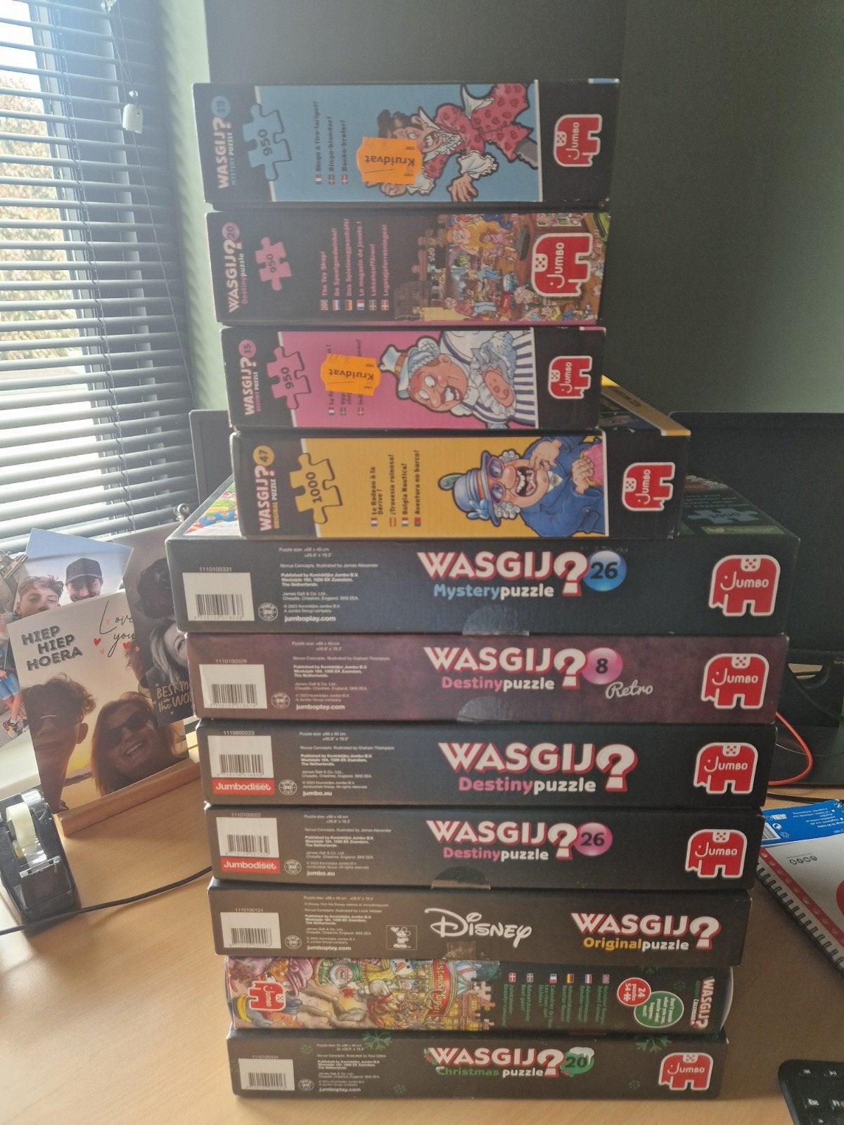 Wasgij Puzzels - Diverse Mystery, Destiny & Original, Ophalen of Verzenden, 500 t/m 1500 stukjes, Zo goed als nieuw, Legpuzzel