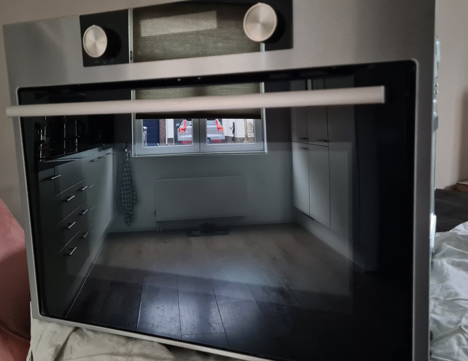 ATAG CX4511C Combi-magnetron en oven RVS met LED-display, Ophalen, Inbouw, Atag, Combi-oven