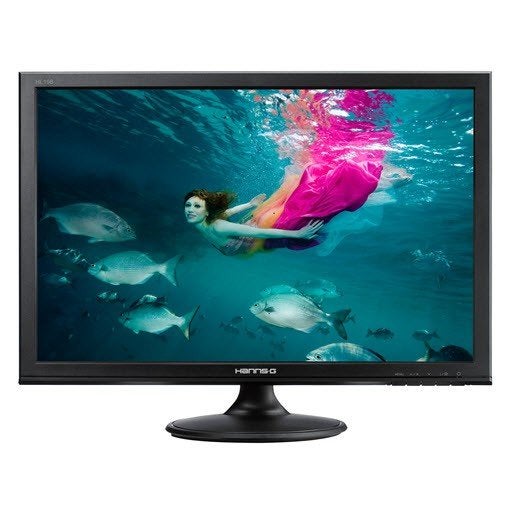 Hanns-G HL198DPB Black 19 inch 5ms LED Monitor, Nieuw, Full HD, Ophalen of Verzenden, VGA