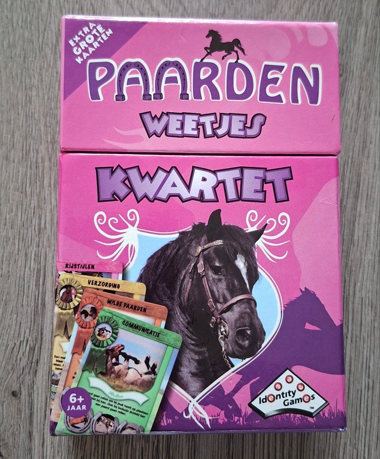 Paarden Weetjes Kwartet – Compleet kaartspel 38 kaarten, Ophalen of Verzenden, Zo goed als nieuw