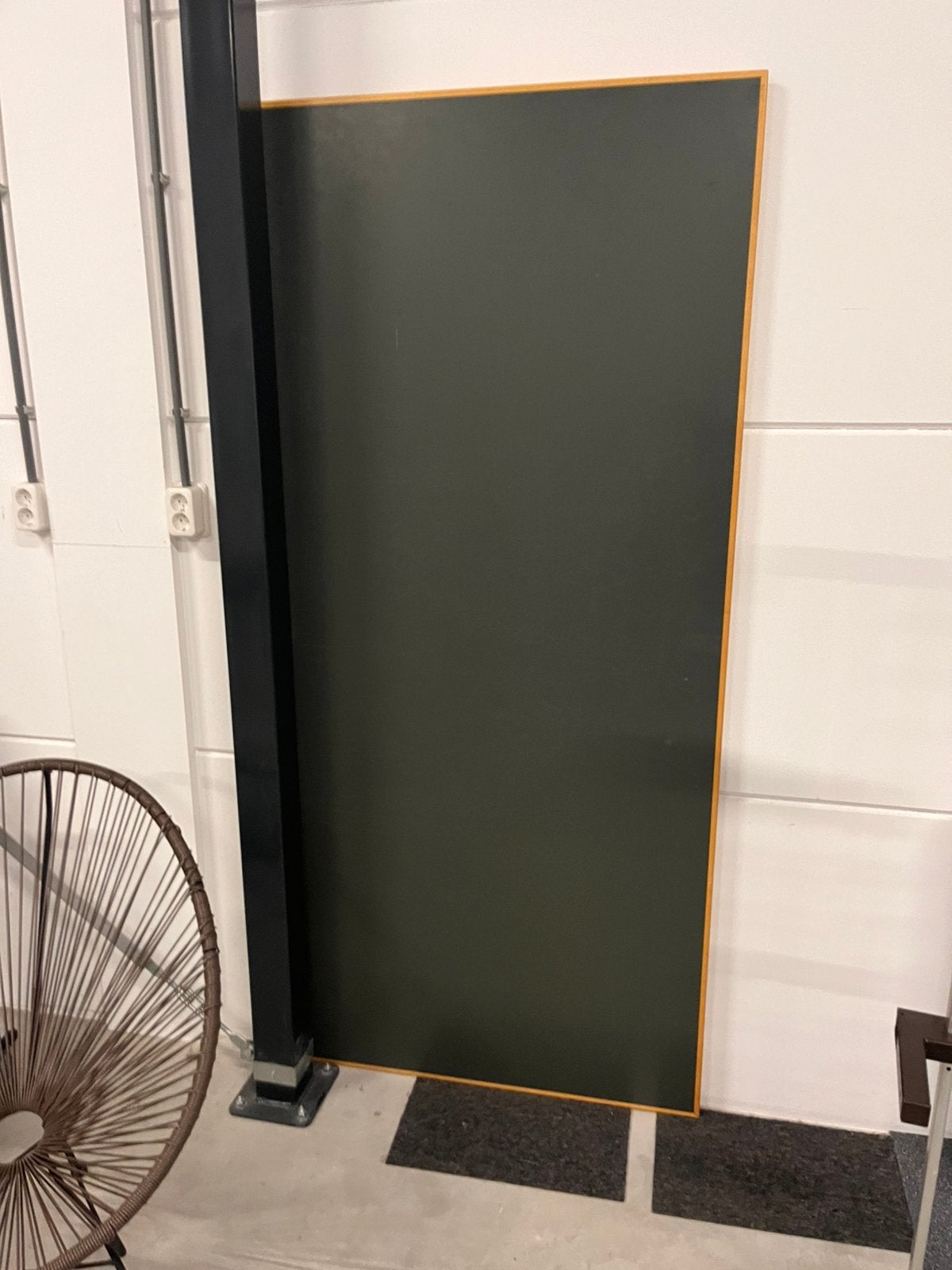 Retro Gispen werkblad, kurk en hout 210x99,9  cm, Ophalen, Huis en Inrichting