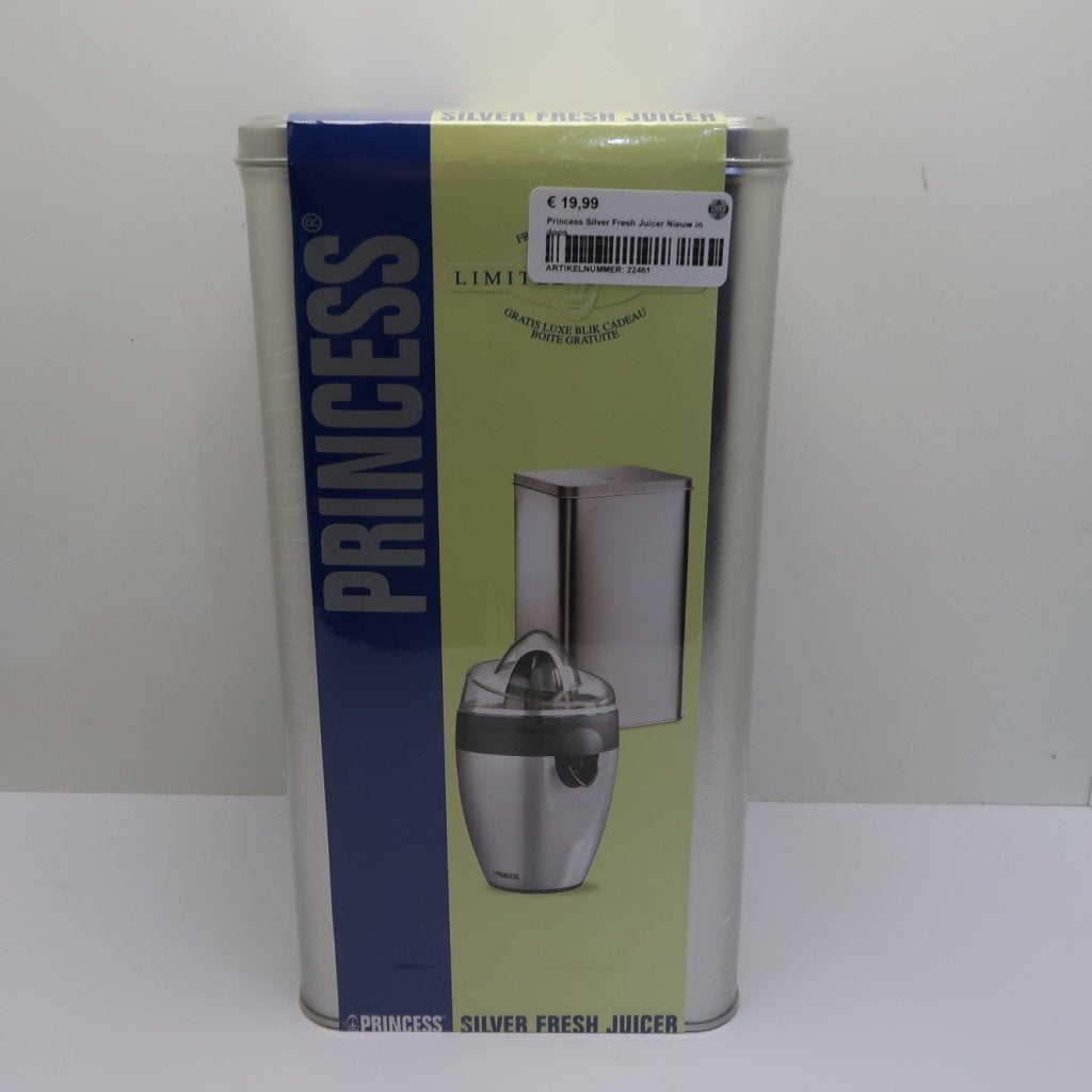 Princess Silver Fresh Juicer | Nieuw Verpakking, Witgoed en Apparatuur, Keukenmixers, Princess, Nieuw, Support@princess.com, Princess, Ringdijk 8
2921 LJ Krimpen aan den IJssel
Netherlands