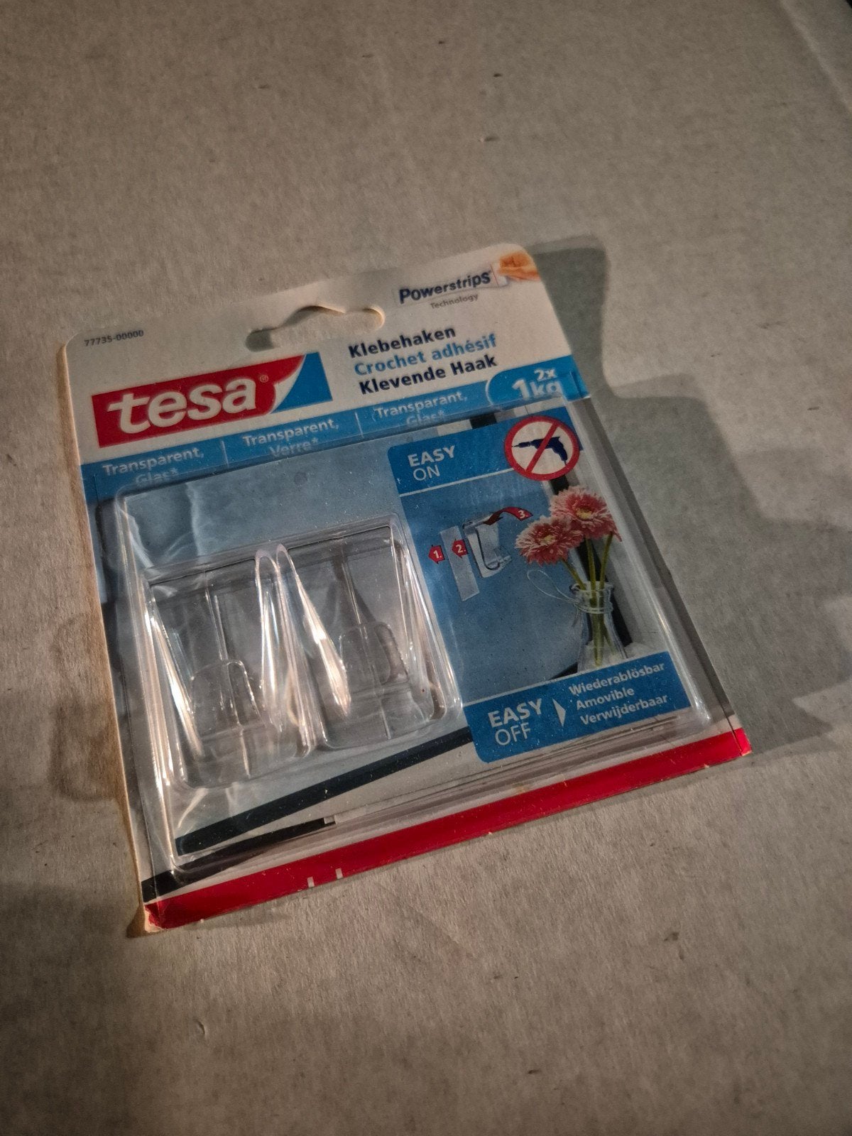 Tesa Powerstrips Kleefhaken Transparant 2x 1kg, Ophalen of Verzenden, Nieuw, Overige typen