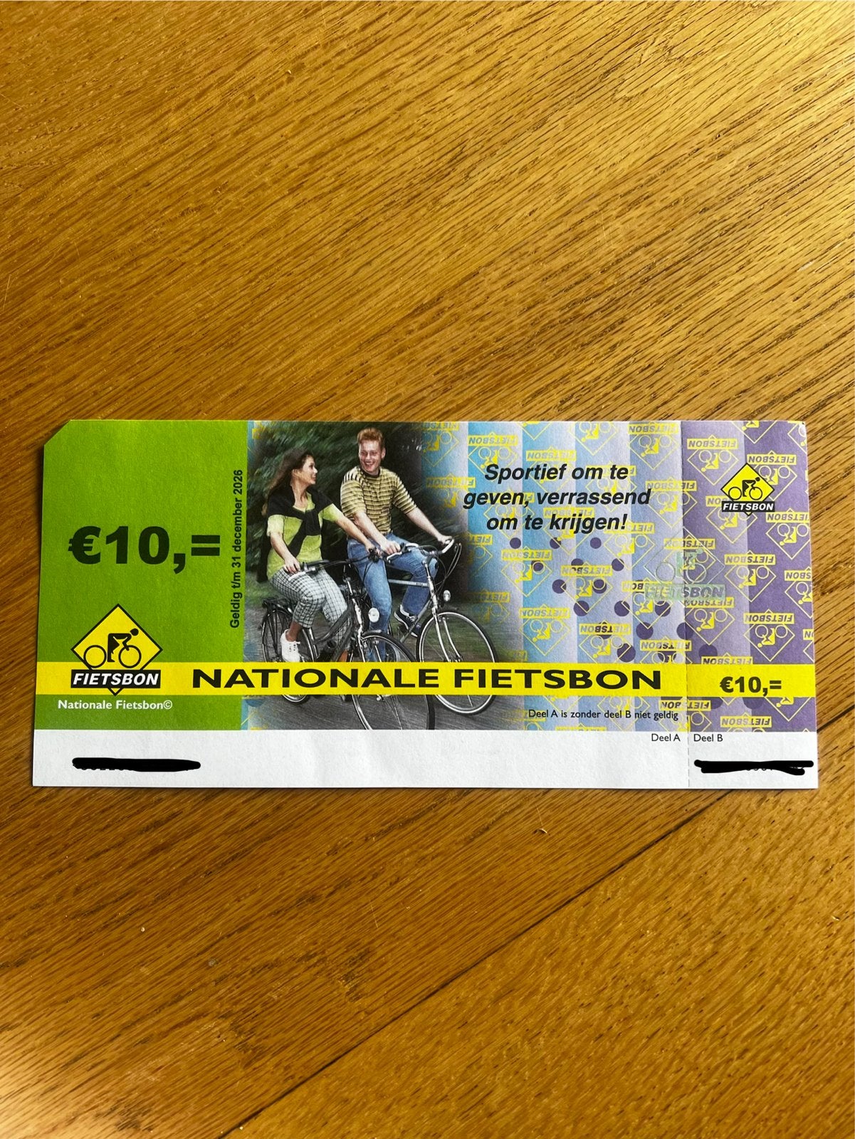 20 Nationale Fietsbonnen twv €10: €200, Overige soorten, Overige typen
