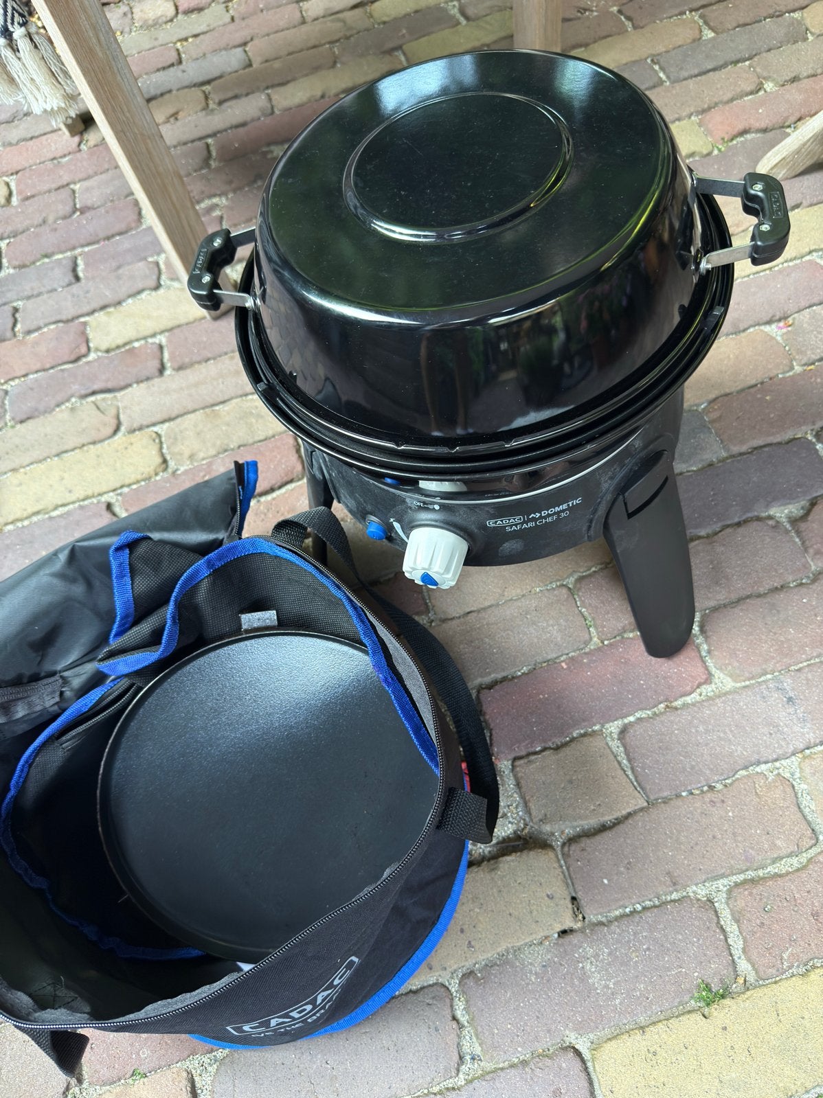 Cadac Safari Chef 30 Compact Gasbarbecue met draagtas, Ophalen of Verzenden, Zo goed als nieuw