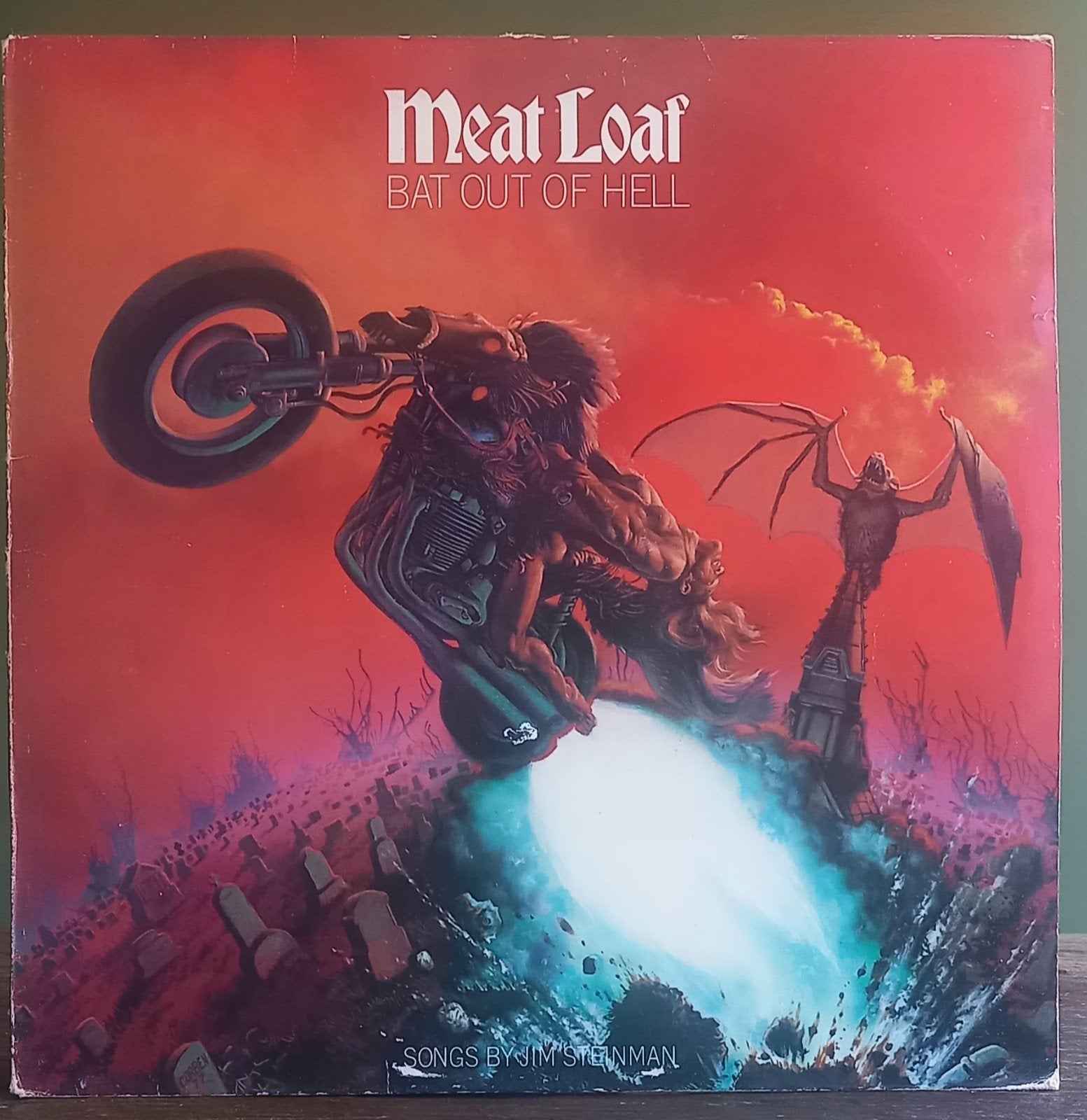 Lp vinyl Meat Loaf, Bat out of hell  '77, Ophalen of Verzenden, Gebruikt