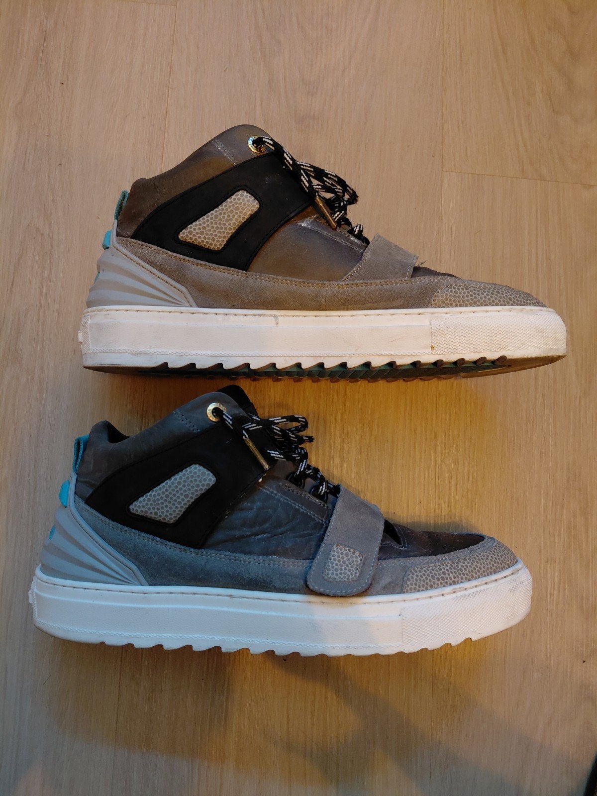 Mason Garments Mid sneakers - Maat 46 - Leer, Overige kleuren, Ophalen of Verzenden, Sneakers of Gympen, Gedragen